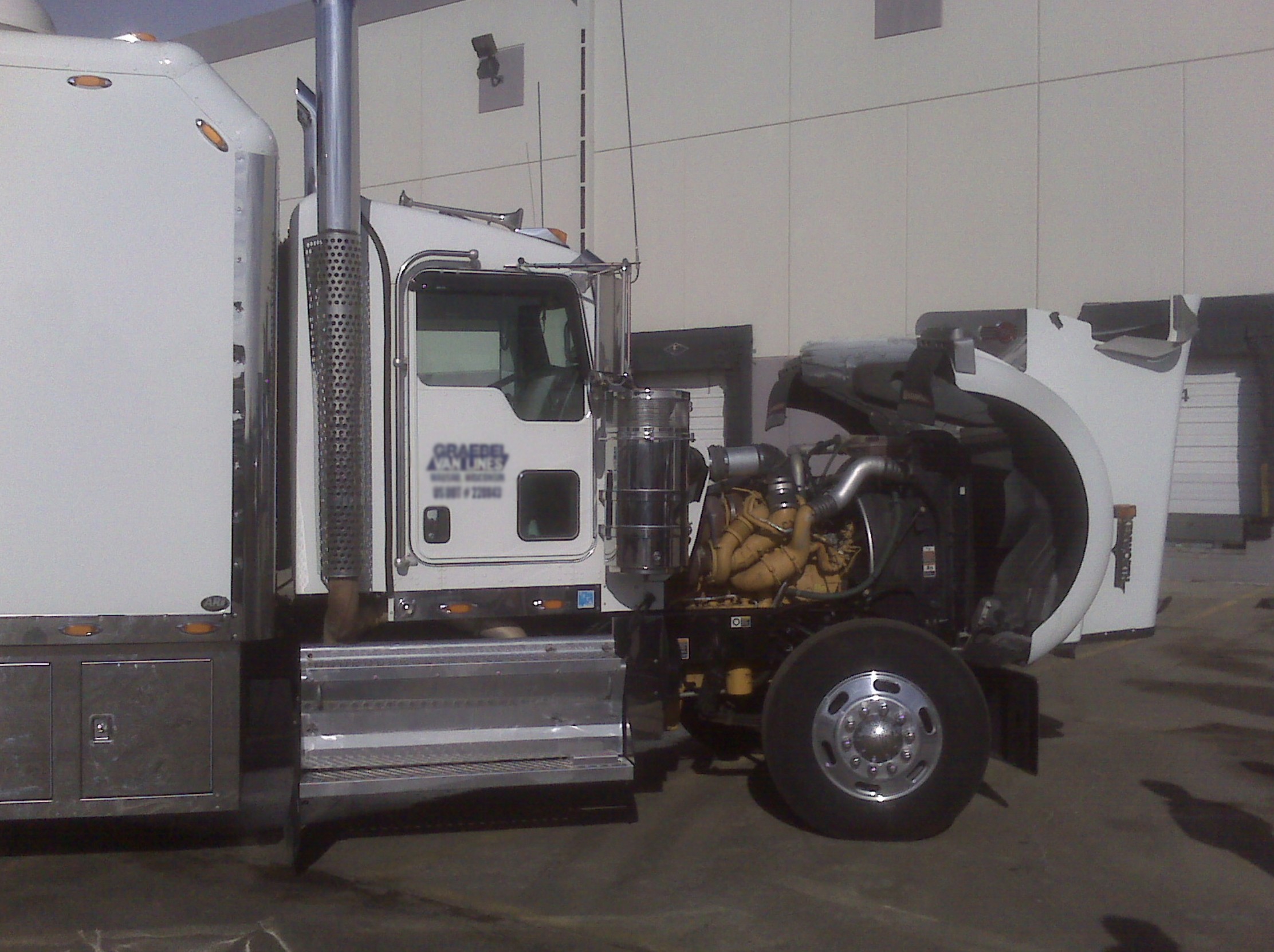 this image shows mobile truck engine repair services in Brownsville, TX