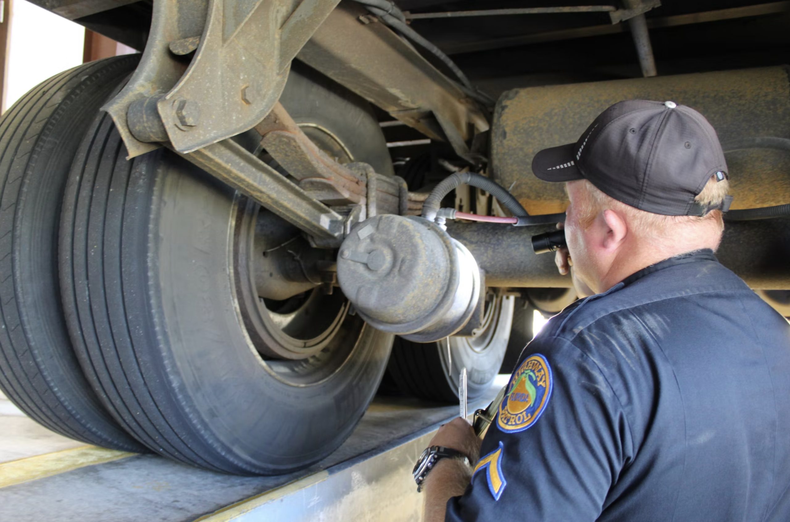 this image shows truck oil change services in Brownsville, TX